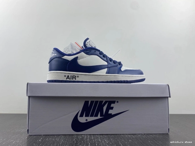Rep SCOTT DM7890-101 OFF-WHITE JORDAN CUSTOM X TRAVIS AIR X 1 0714